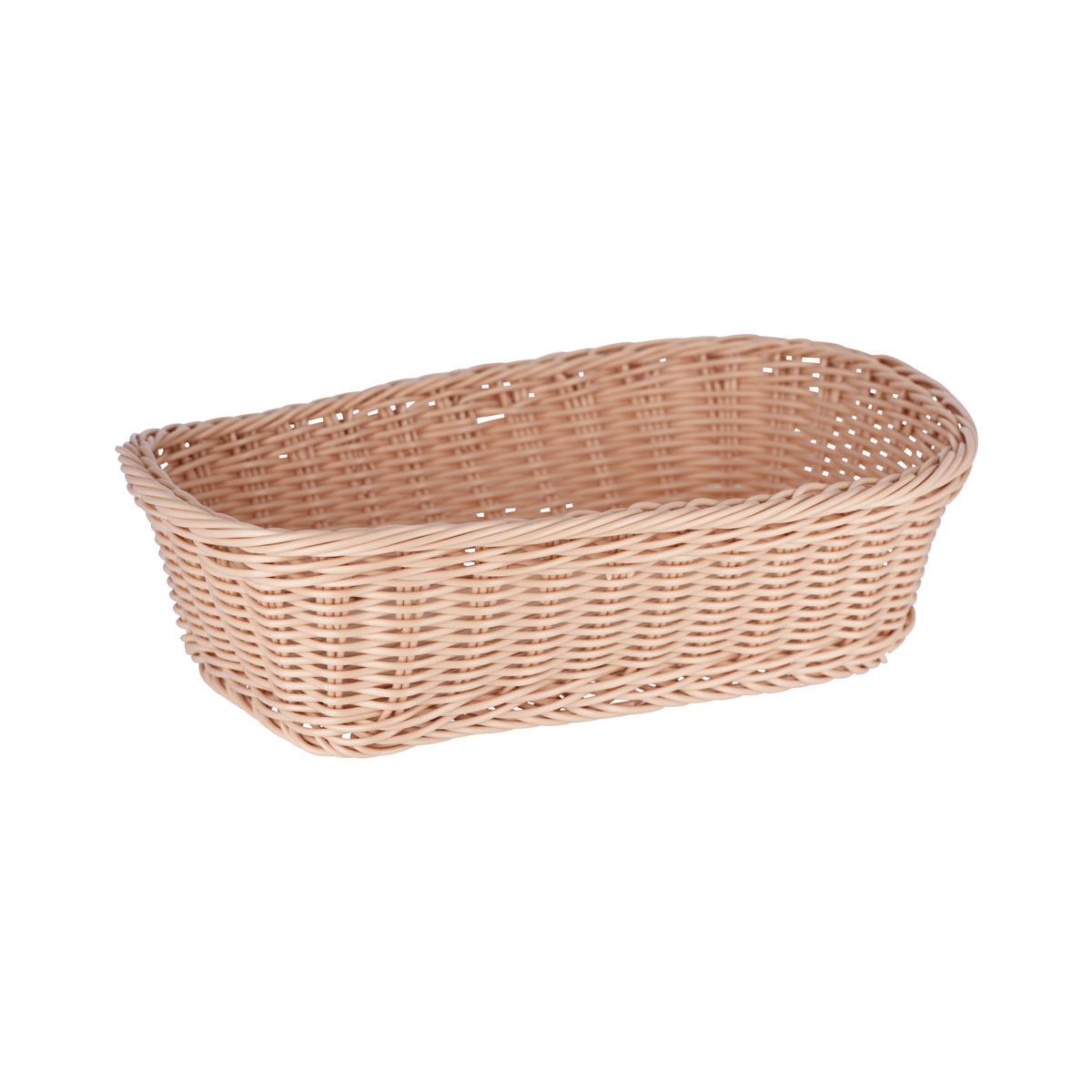 Chef Inox Rect Bread Basket Polypropylene 300x225x100mm