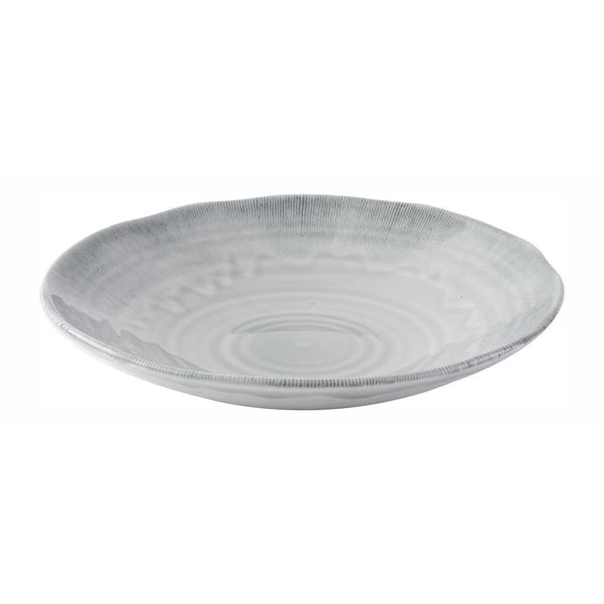 Churchill Harvest Flux Grey Organic Coupe Bowl 250mm (Pack of 12) - DX160
