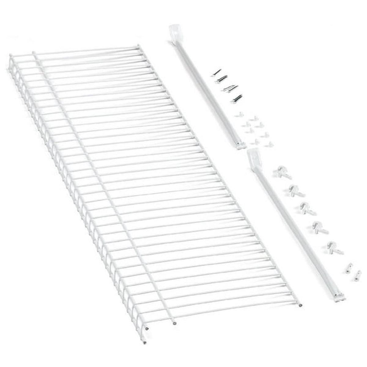 Closetmaid Wire Shelf Kit 3 Ft  12 In-White