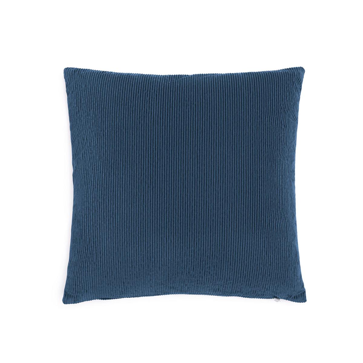 Cushion cover corduroy - Blue - 45 x 45 cm