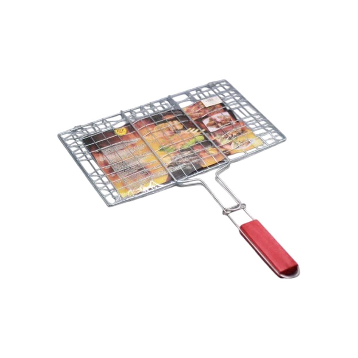 Deep Bbq Hand Grill H28Xw34Cm - Sliver