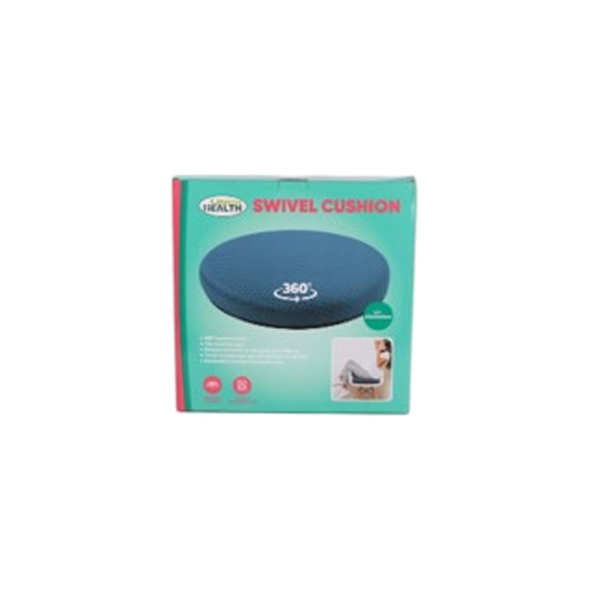 Ergonomic Memory Foam Swivel Cushion 39X39X6Cm-Blue