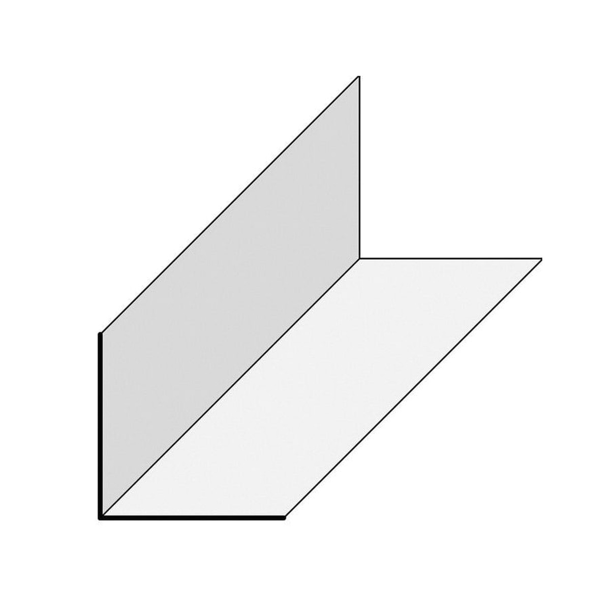 Flamco Galvanized Prebent Step Flashing 4" x 4" x 8" 100/Bundle