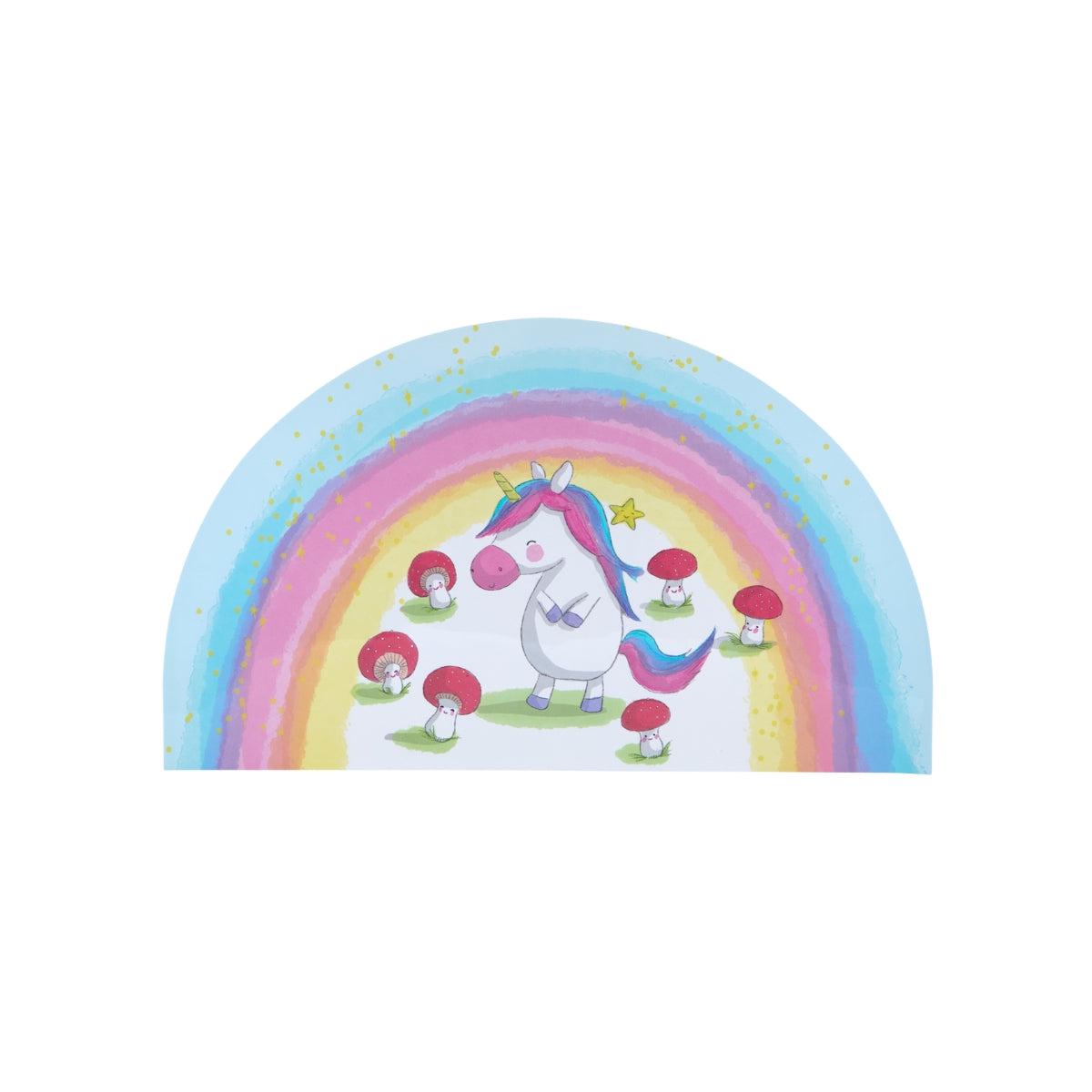 Jedda Robaard Magical Tales Placemat Unicorn Semi Circle 28x47.5cm