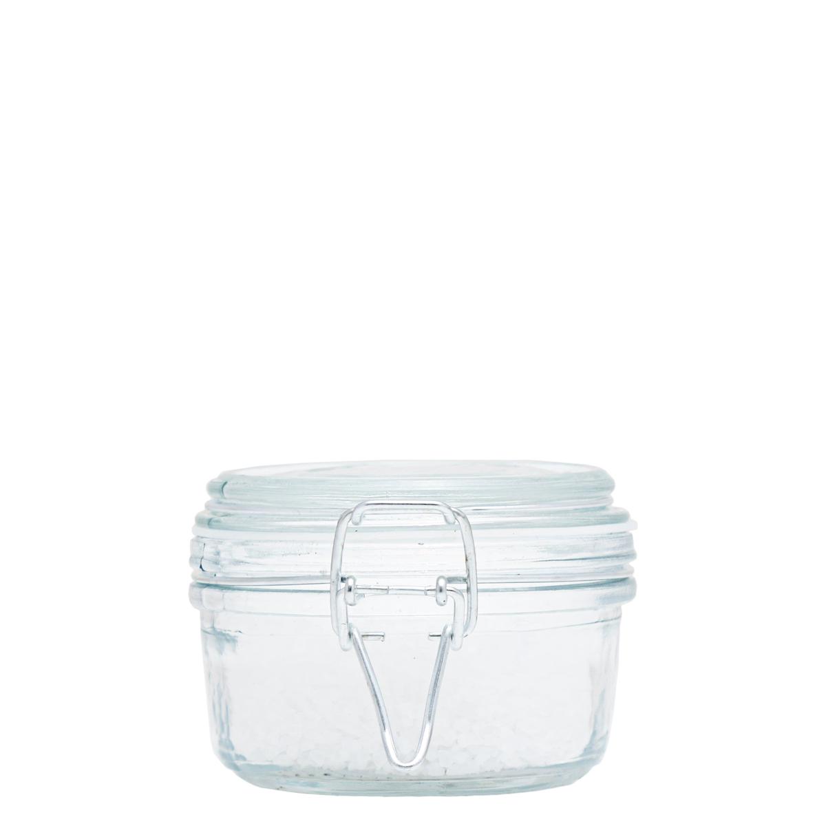 Kitchen Life Clip Top Cyl Jar - Clear