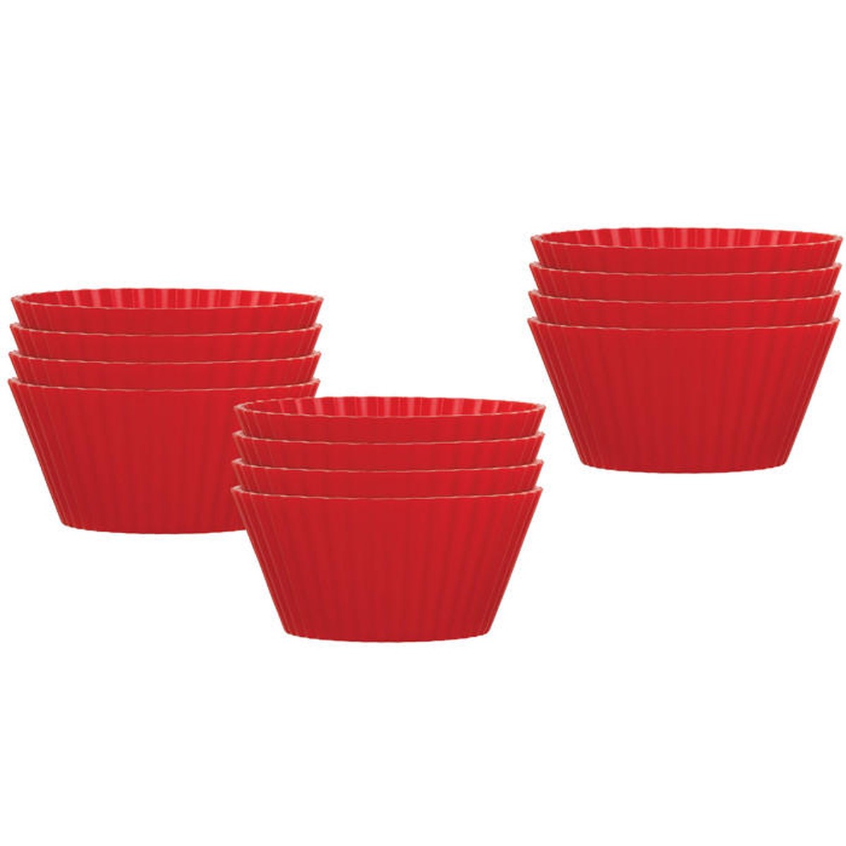 Muffin Cups - Silicone, Set of 12