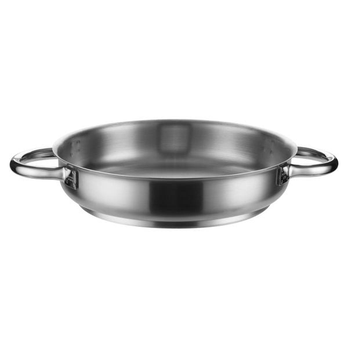 Paella Pan-18/10, No Cover, 400x80mm/10.0lt