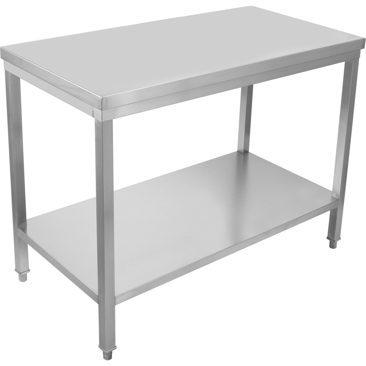 Professional Work Table Stainless Steel Undershelf 1800x600x900mm | SWT60180