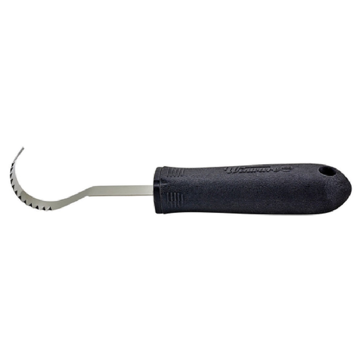 Winco VP-310 Butter Curler 8 Inch with Ergonomic Soft Grip Handle Black Stainless Steel