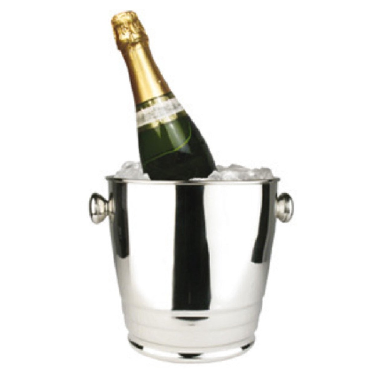 Winco WB-4HV 4 Qt Wine Bucket Stainless Steel Mirror Finish with Descriptors