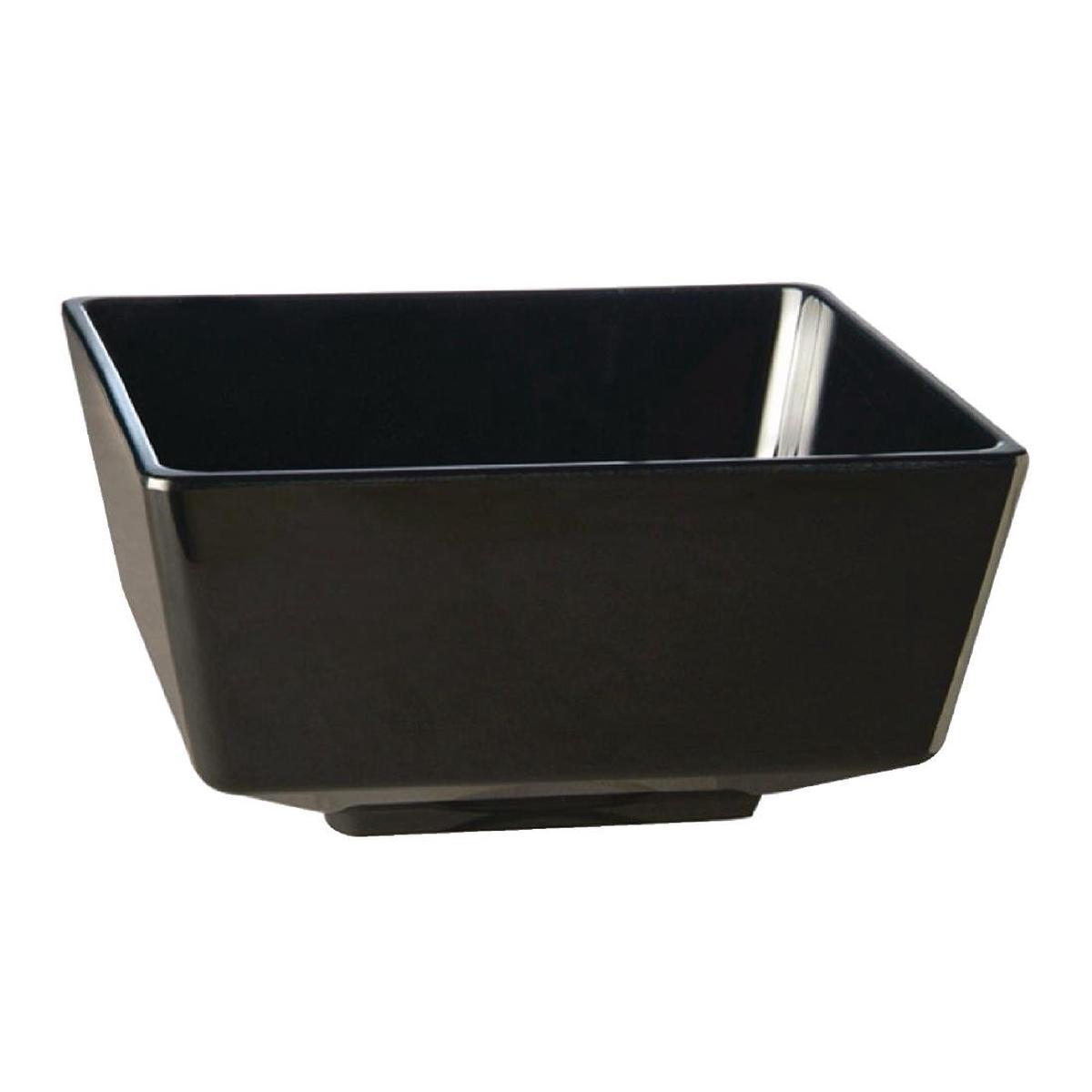 APS Float Black Square Bowl 5in - GF095