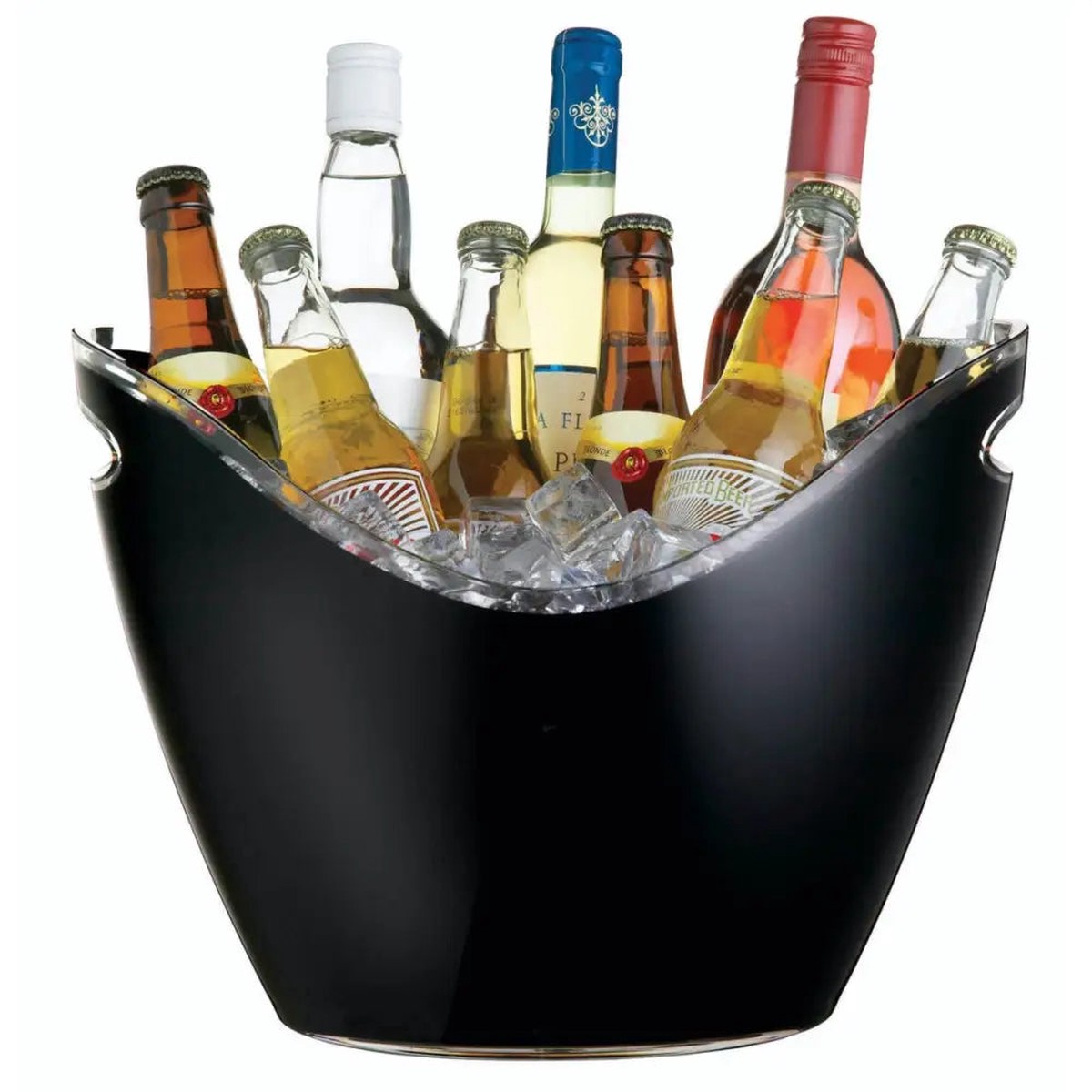 Bar Craft Drinks Pail Black Acrylic