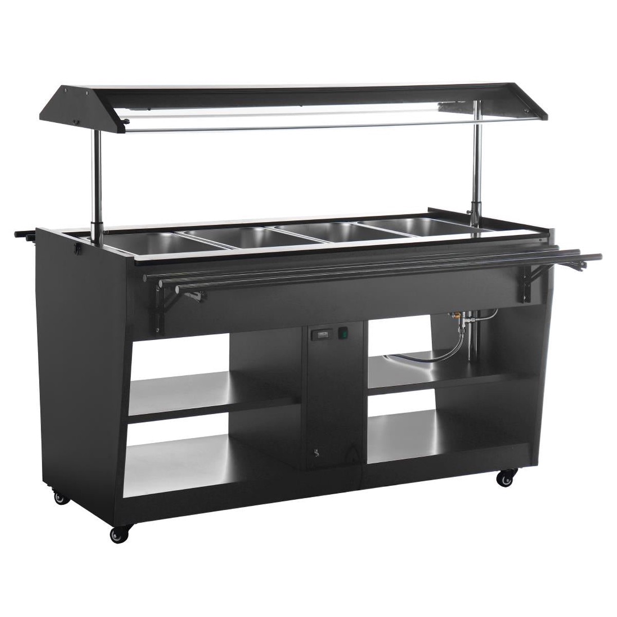 Buffalo Heated Buffet Bar Black
