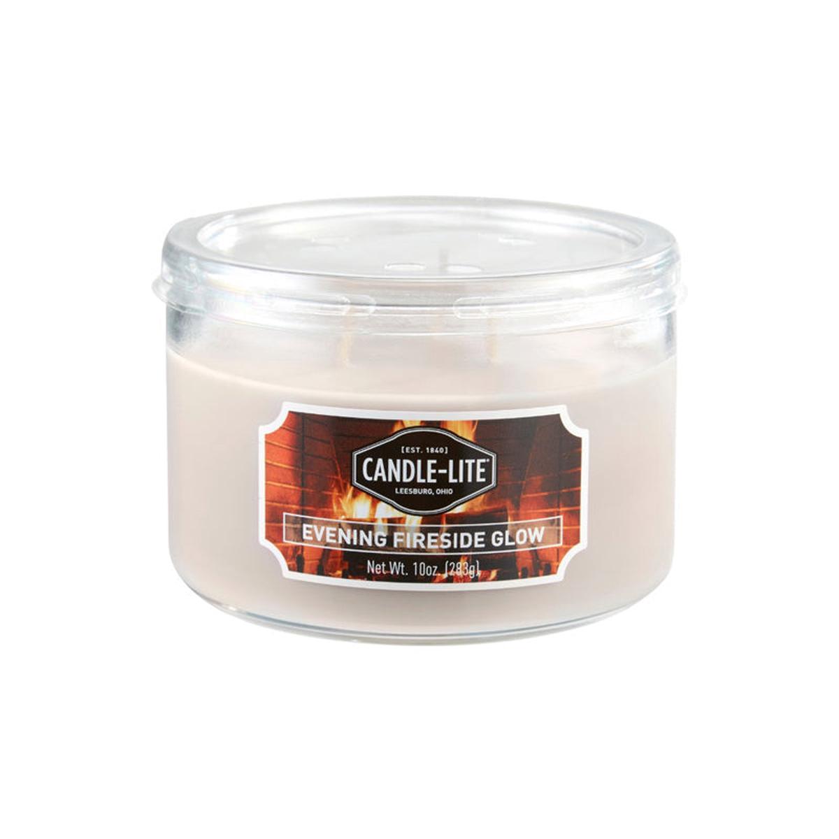 Candle Lite Candle Edes 10Oz Even Fires Glow - White
