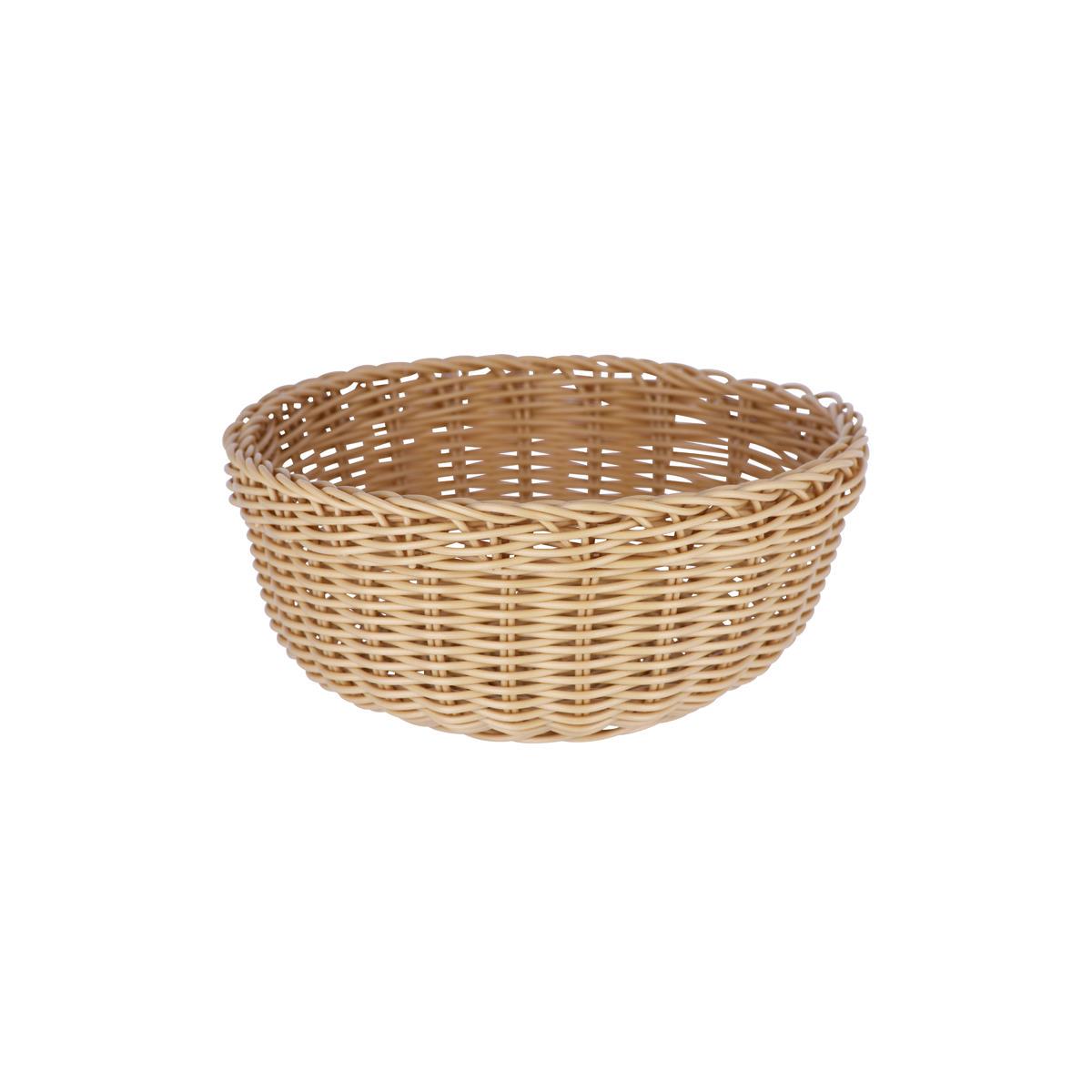 Chef Inox Rnd Bread Basket Polypropylene 240x95mm