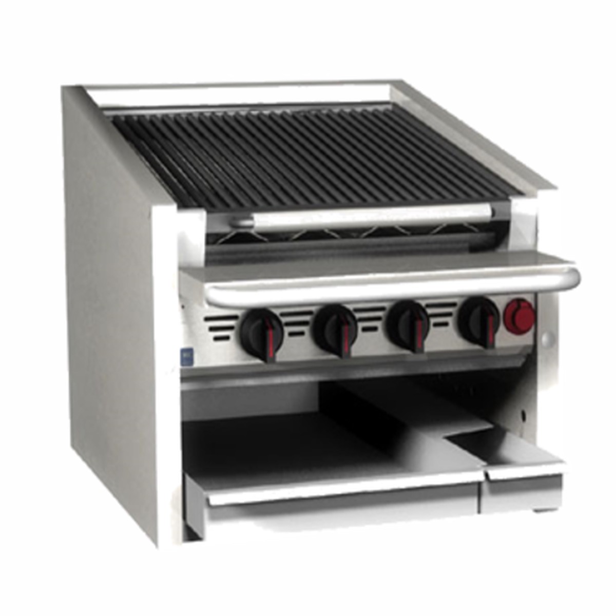 CM-SMB-672 | 72' | Charbroiler, Gas, Countertop
