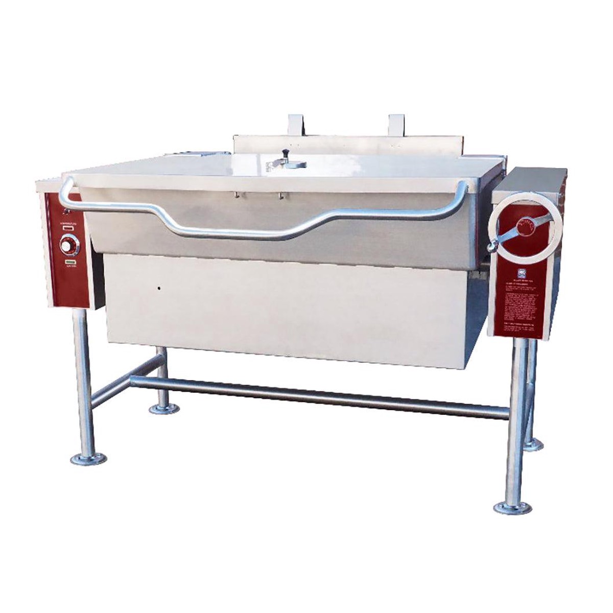 Crown GTS-30 30 Gallon Natural Gas 30 Gallon Manual Tilt Braising Pan / Tilt Skillet - 80,000 BTU