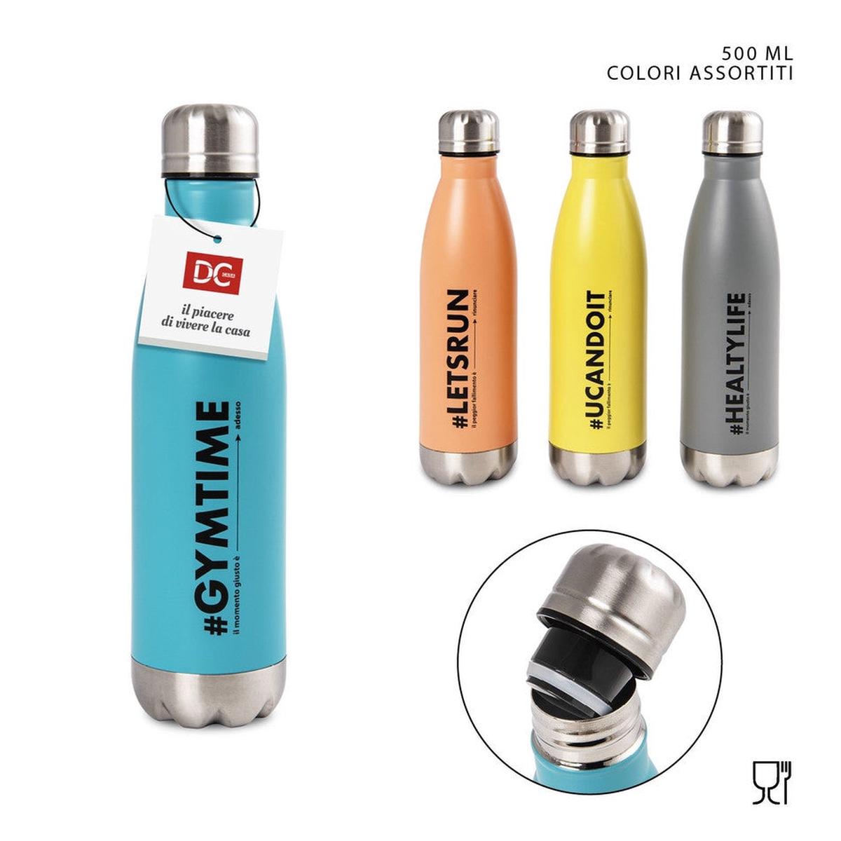 Dc Casa Borraccia Termica Acciaio 500Ml
