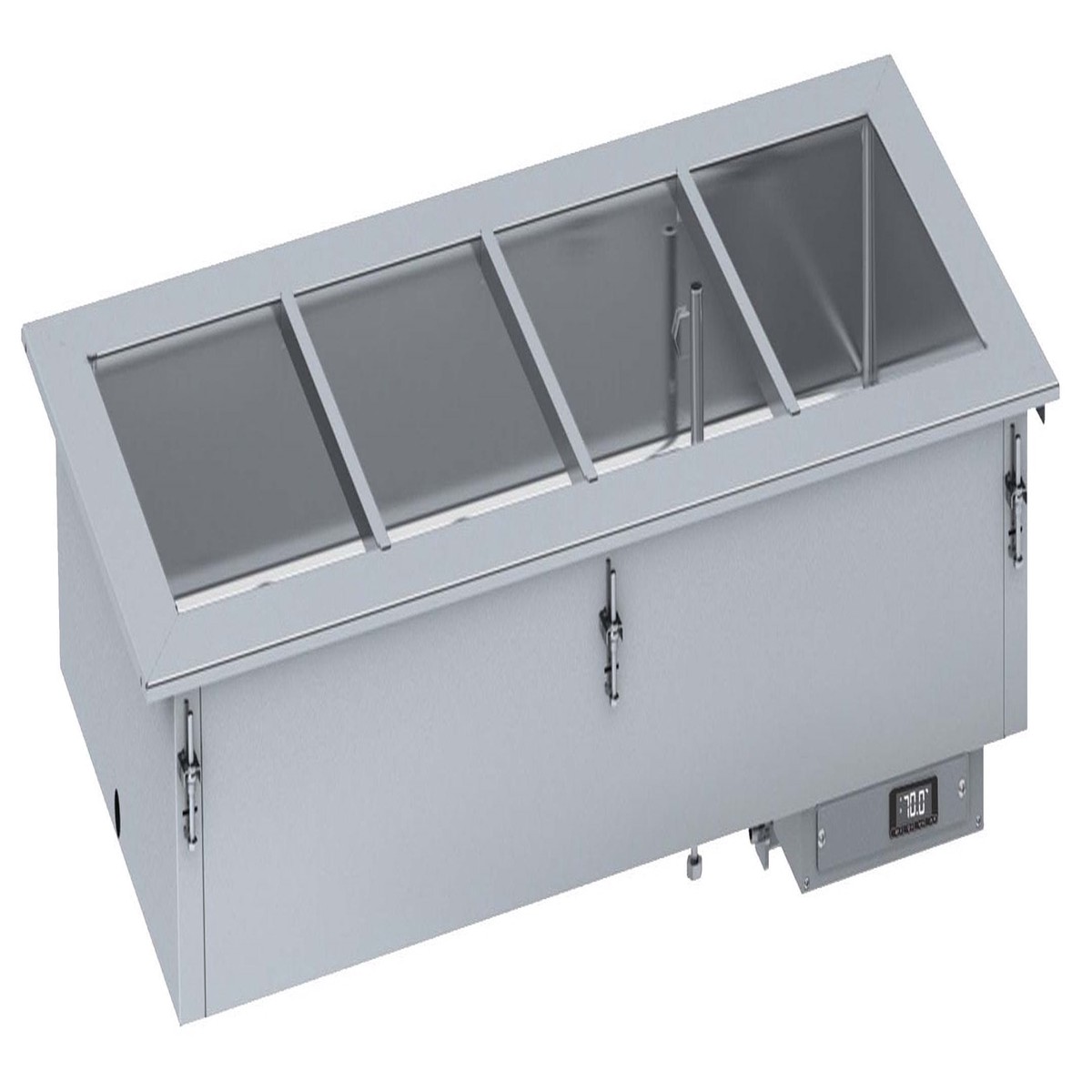 DROP-IN BAIN-MARIE UNIT 2/1 - MANUAL WATER FILLING