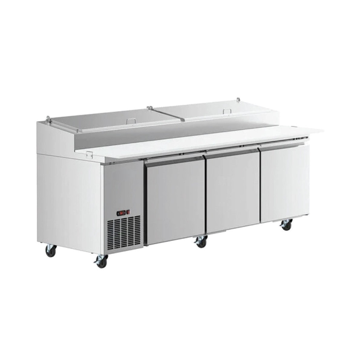 EconoCold 92 3-Door Refrigerated Pizza Prep Table - PICL3-HC