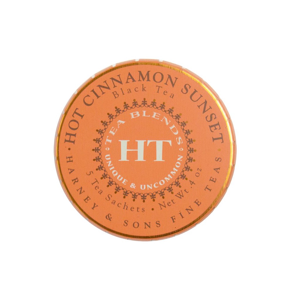 Harney & Sons Tagalong Hot Cinnamon Sunset Spice Tea 5 Sachets in Tin