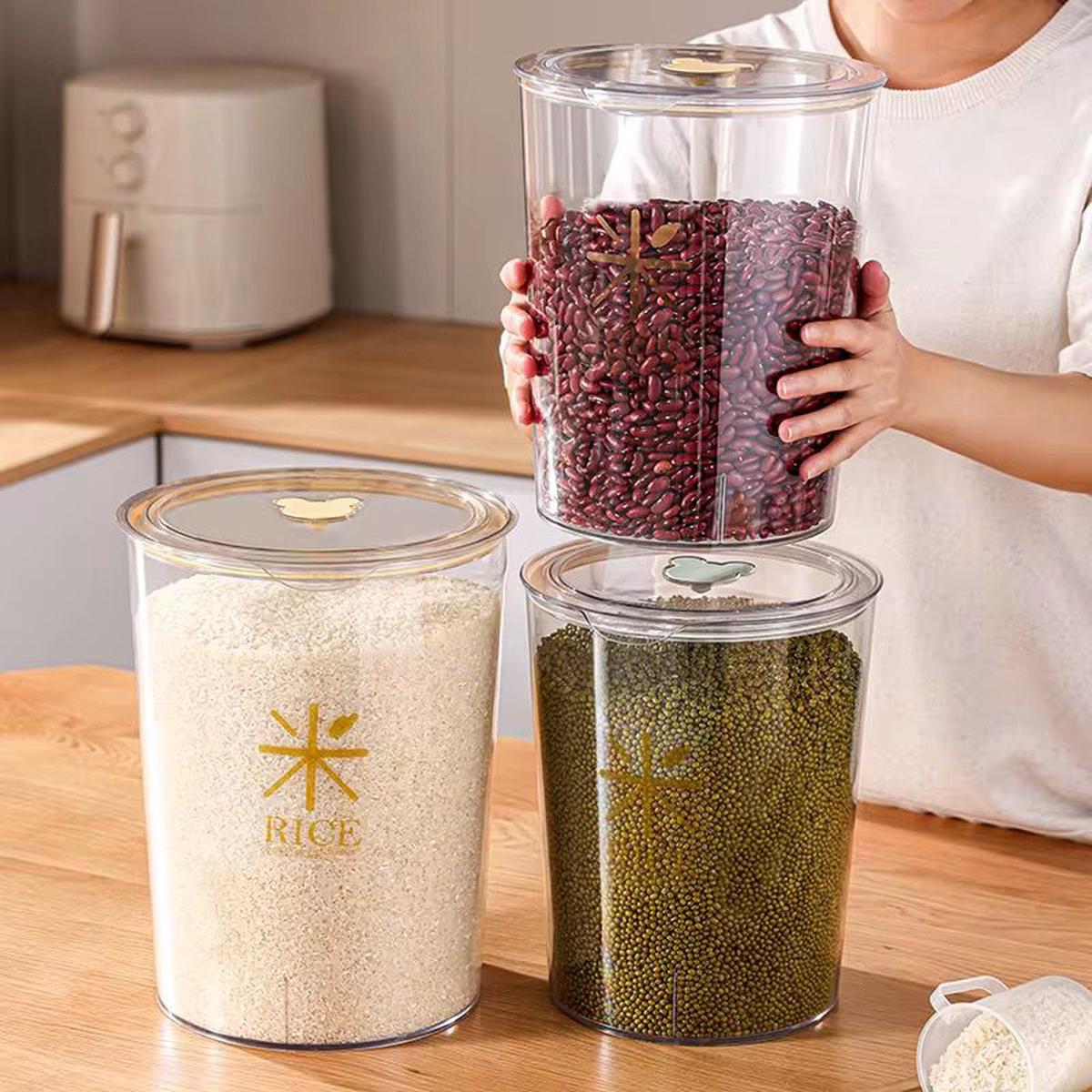 Large Acrylic Cereal and Rice Storage Container