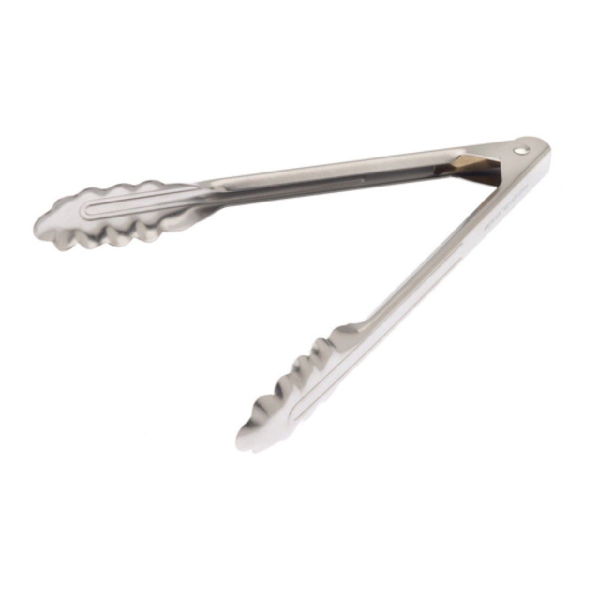 Mercer Culinary M21509 9.5 Inch Utility Tong Scalloped End with Stainless Steel