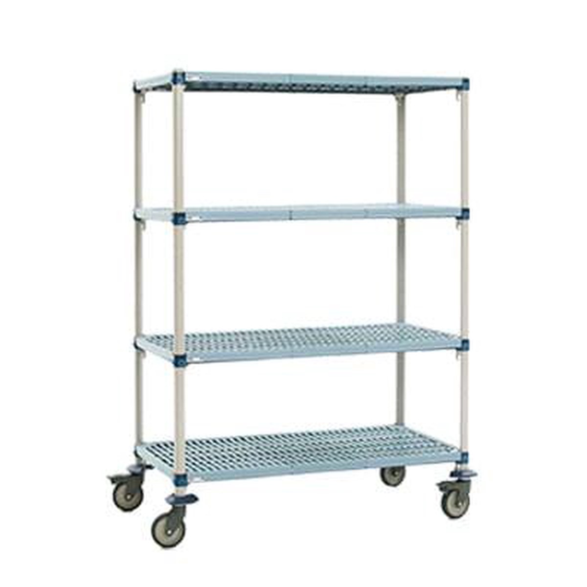 MetroMax 24" x 60" x 67.35" Polymer Louvered Shelf Kit - Q566EG3