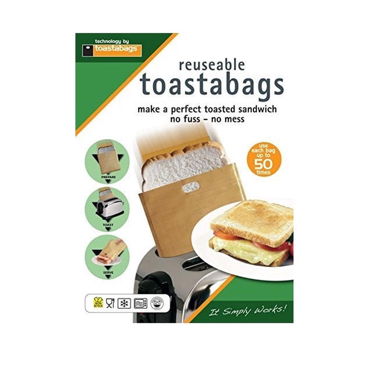 Reusable Toastabags Toasted Sandwich Bags Pack Of 2
