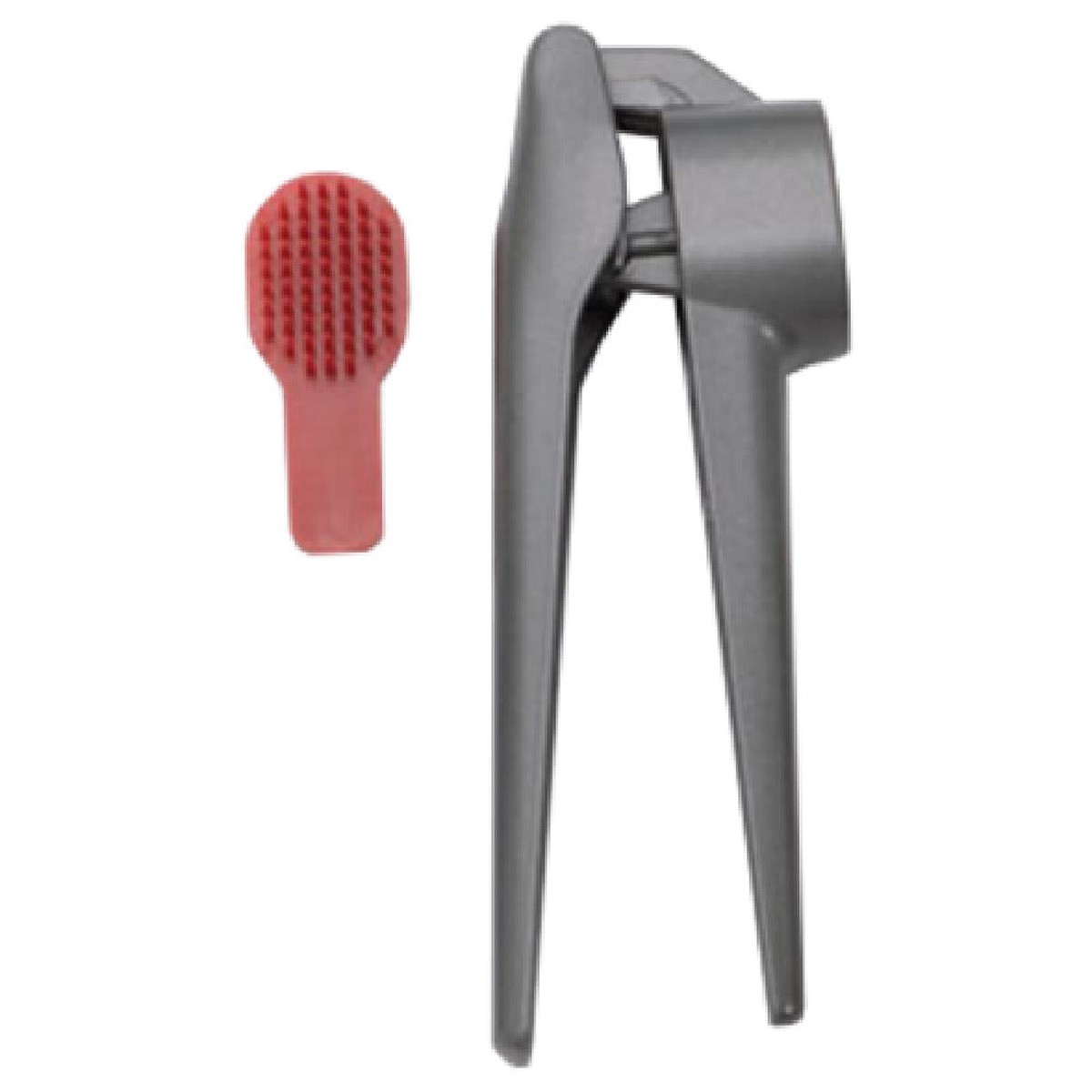 Tablecraft E5614 Cash & Carry FirmGrip Garlic Press 6-3/4" X 1-3/8" X 2-3/16"