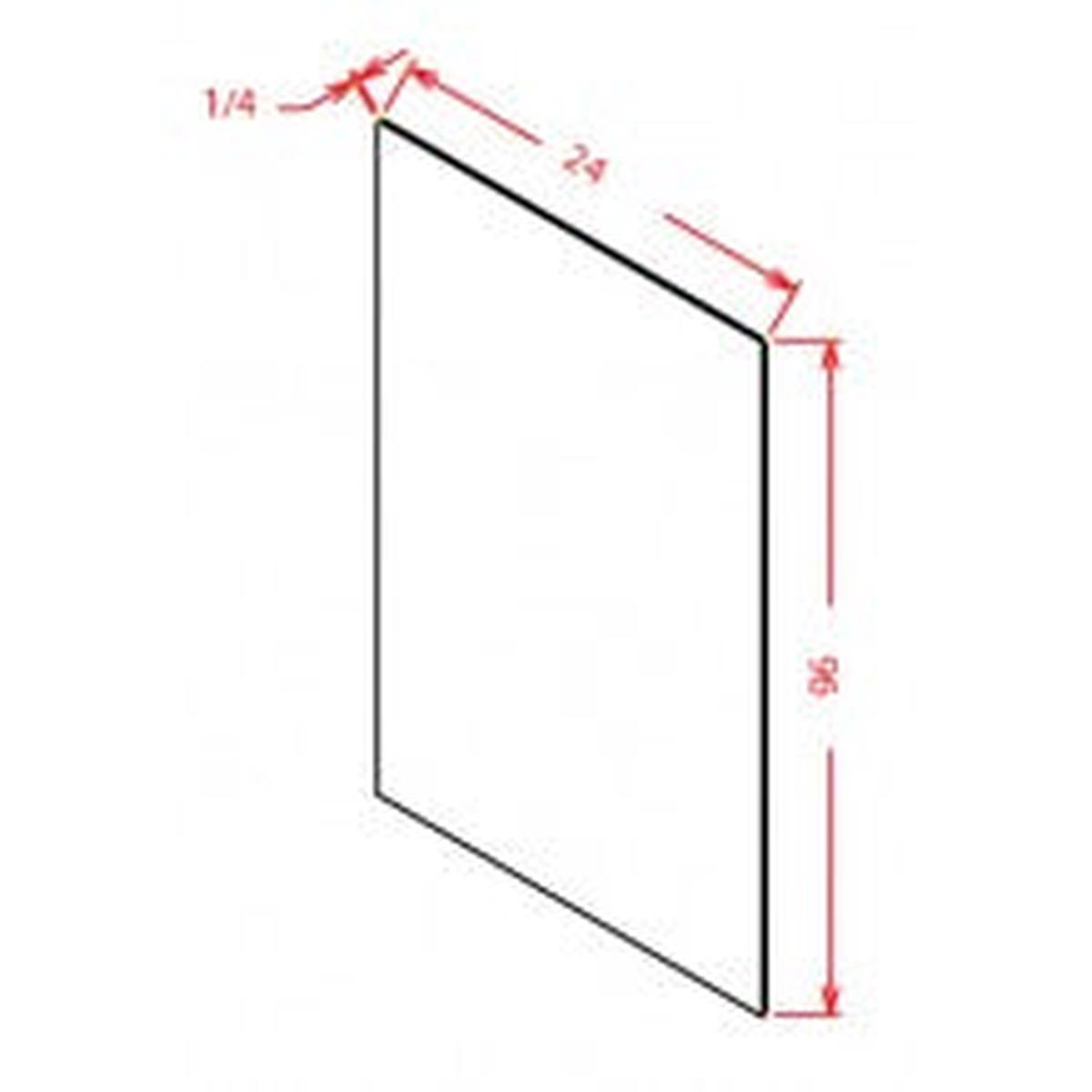 Torrance White 24" W x 96" H Tall Skin Panel
