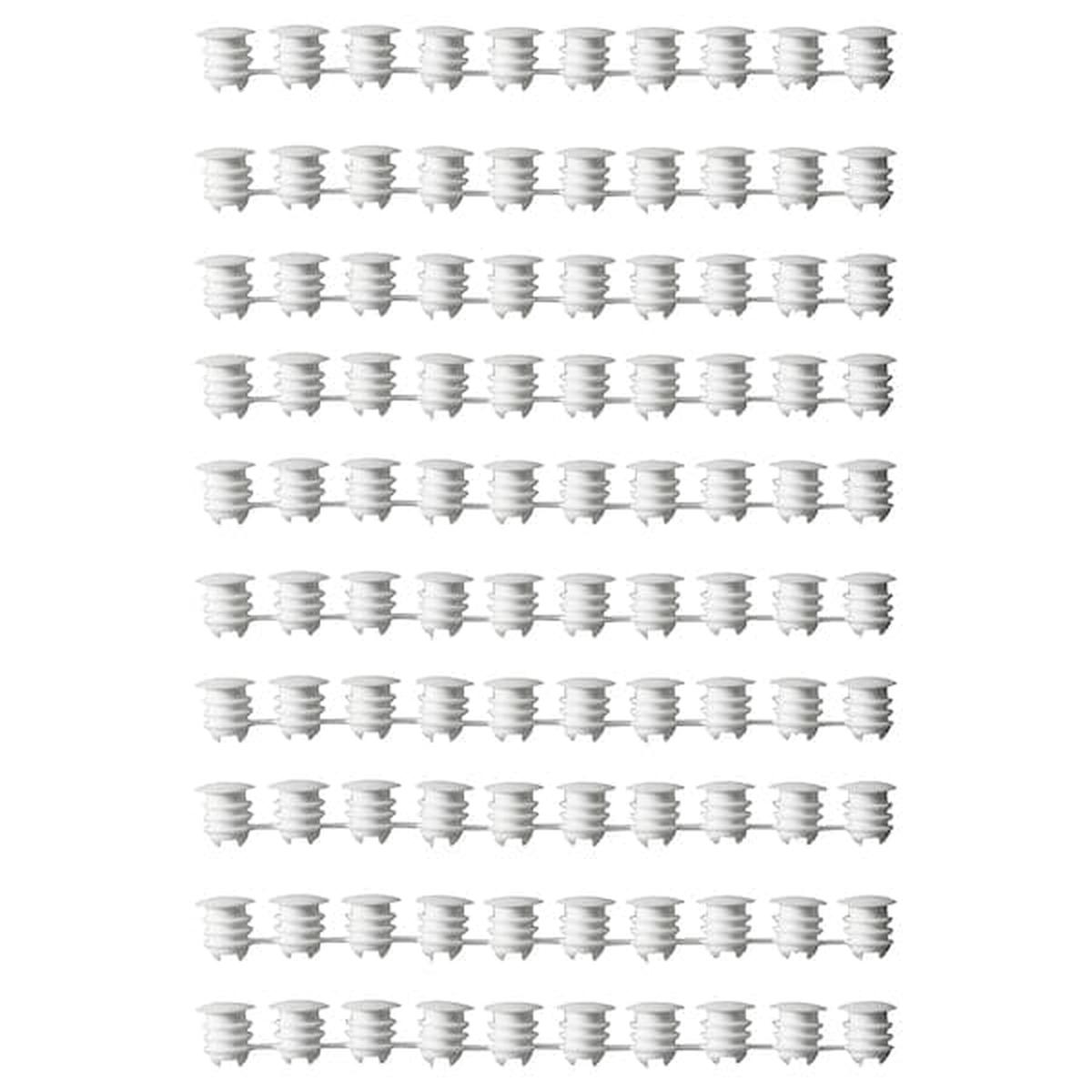 VARIERA cover cap, white, 100 pack