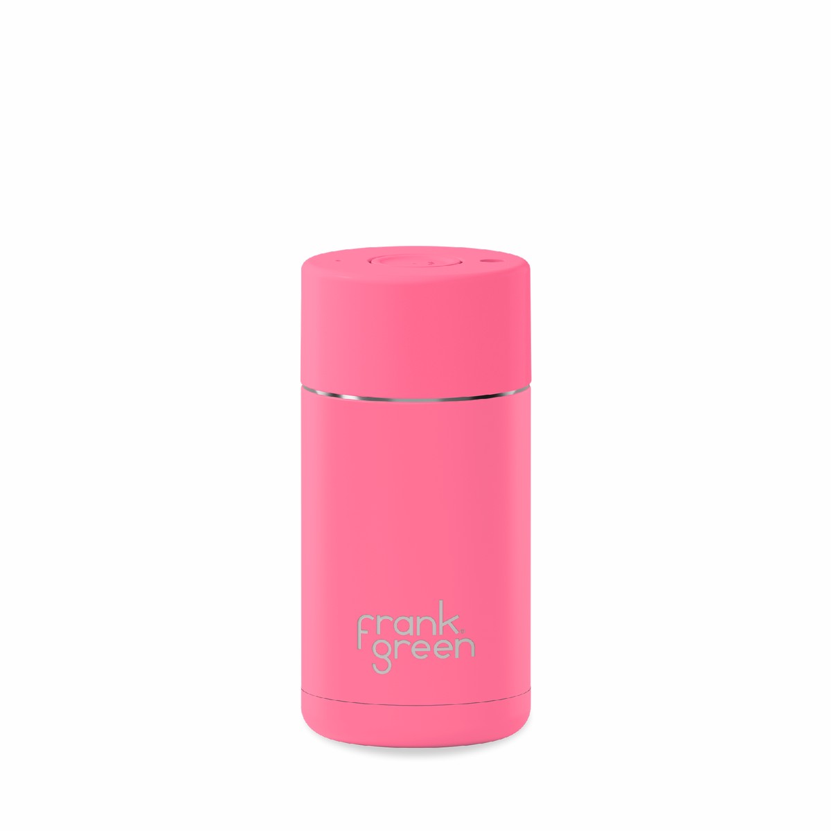 Frank Green Ceramic Reusable Cup 12oz / 355ml - Neon Pink