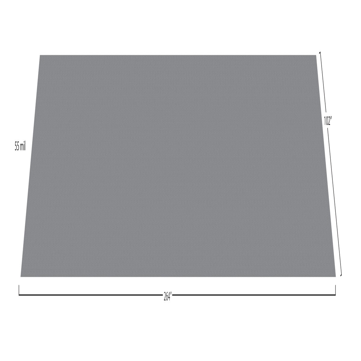 G-Floor Levant 8-1/2-ft x 22-ft Slate Grey Leather-Look PVC Garage Floor Roll, 55-mil