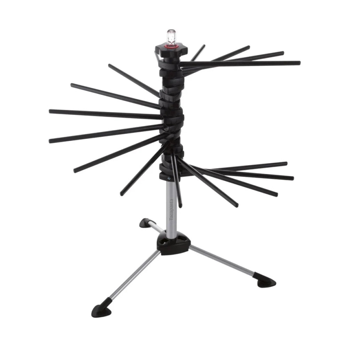 Marcato Tacapasta 16-Arm Chrome Plated Pasta Drying Rack - Black