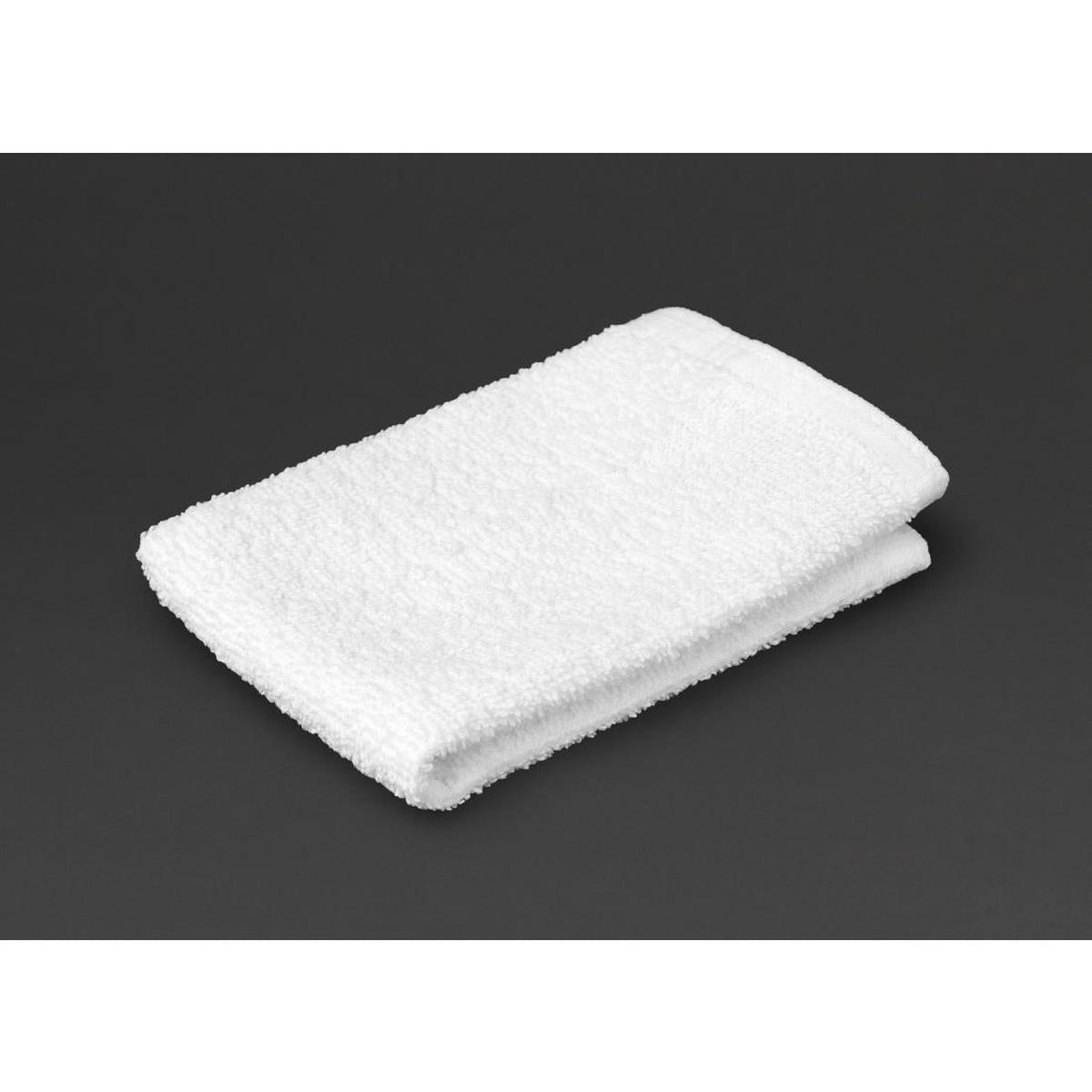 Mitre Essentials Carnival Face Cloth White (Pack of 10) - HB621
