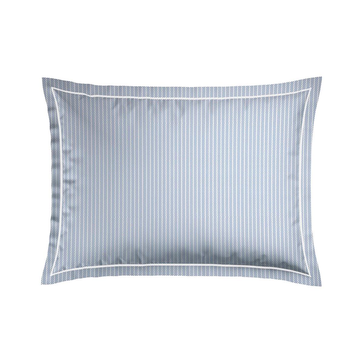 Pillowcase(s) cotton percale - Nantes Light blue - 2 x (50 x 70 cm)