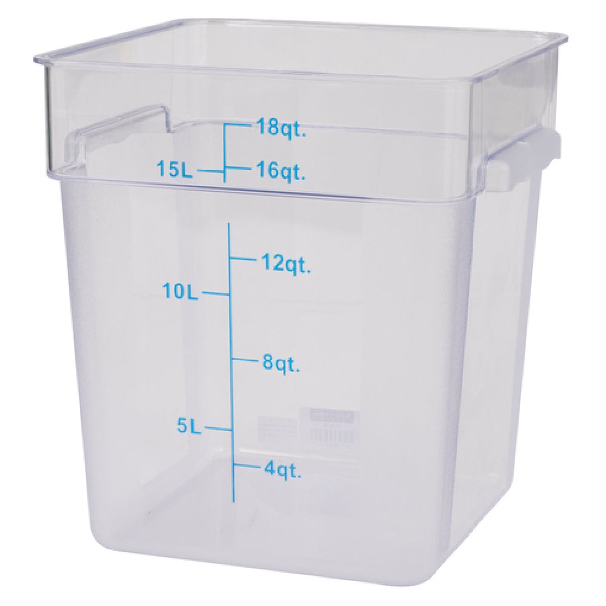 Stanton Trading PCS-18 Food Storage Container Square 18 Qt.