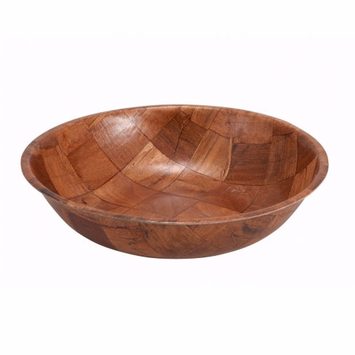 Winco 18" Wooden Salad Bowl - WWB-18