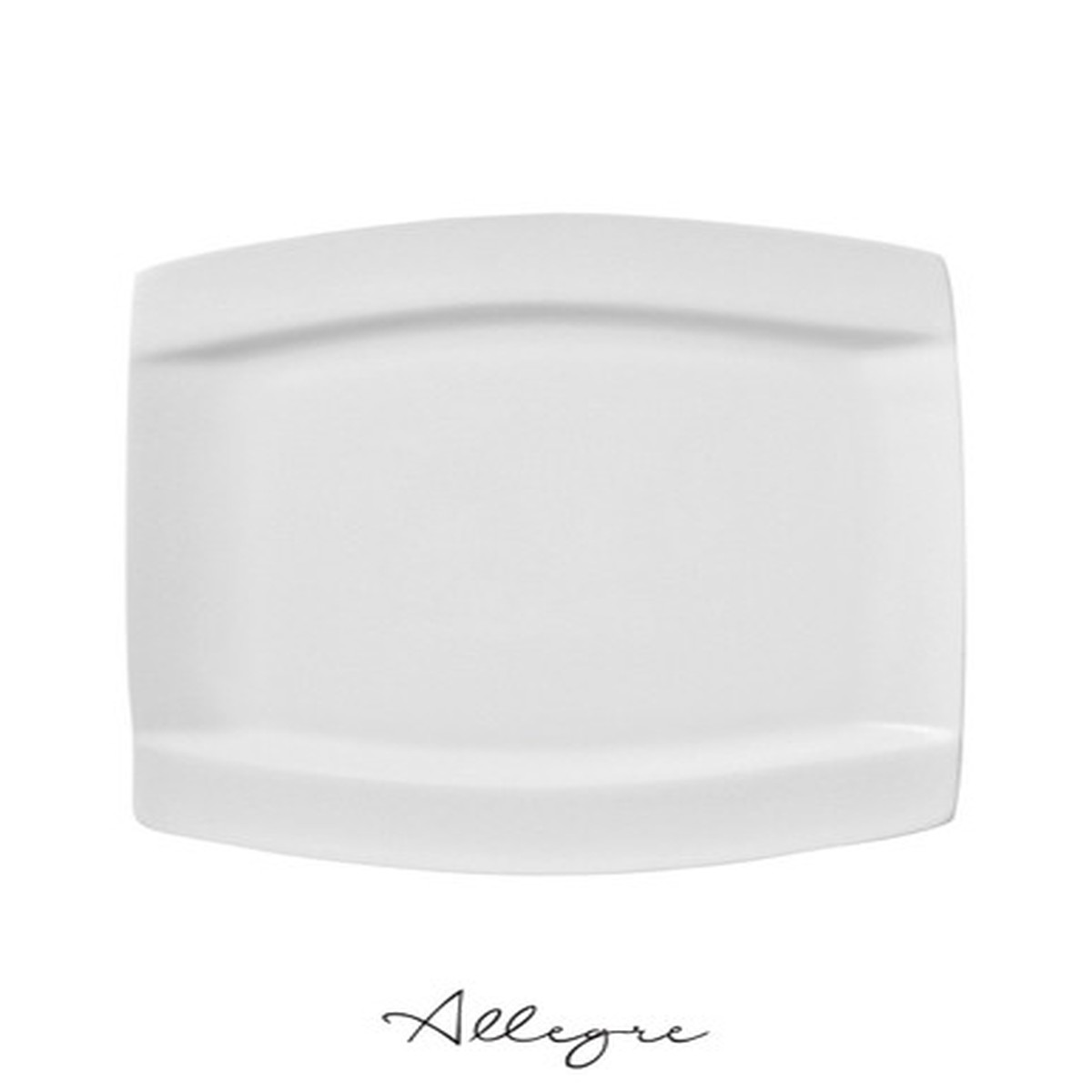 11.8 in.Rectangle Serving Plate for 6 to 8 Persons ml (0 oz)- Gastro