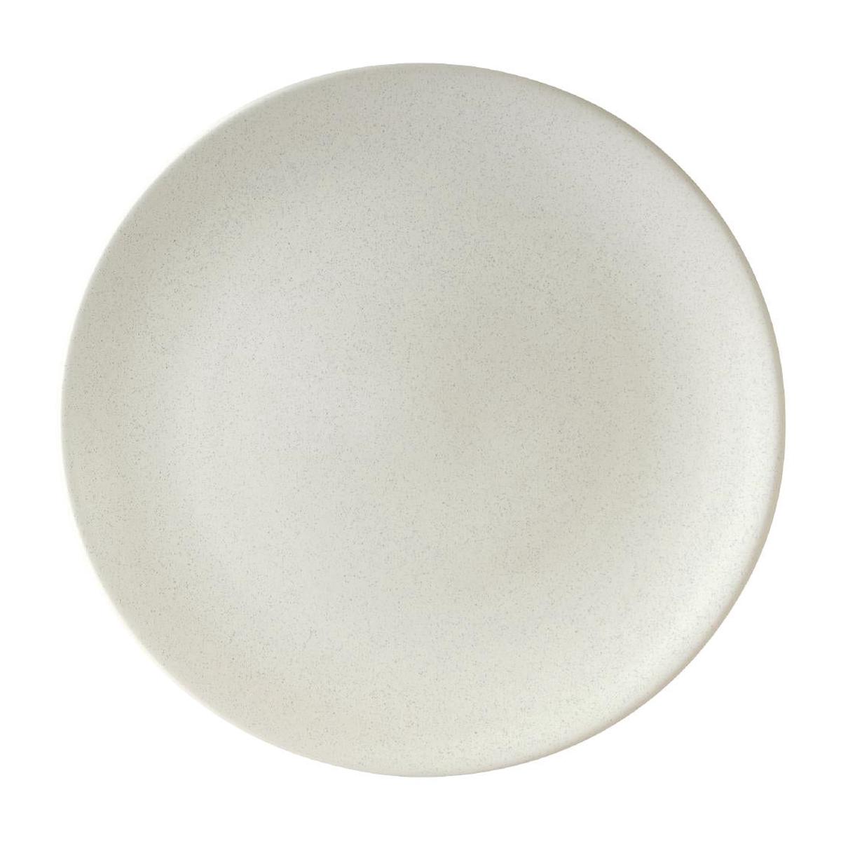 Zuma Matt White Round Coupe Plates 260mm (6 Pack) (Pack of 6) PAS-FK831