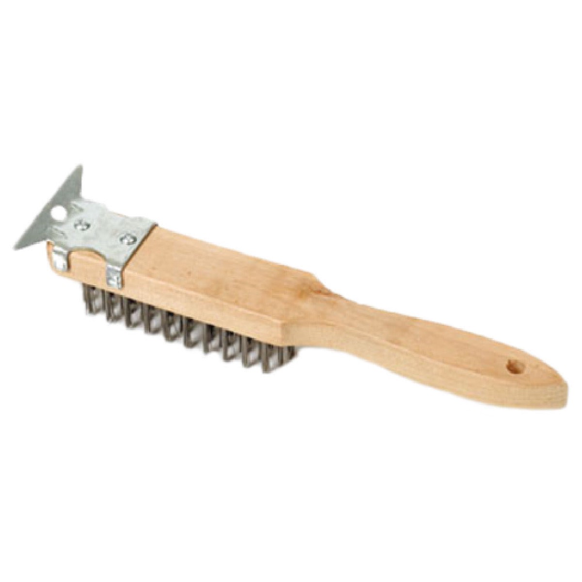 Royal Industries ROY BR SCR TIP 11 Broiler Brush 11"L Short Handle