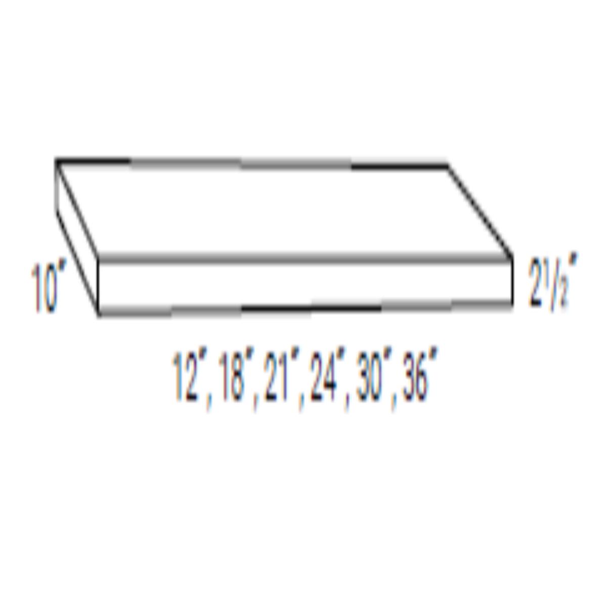 Rustic Shaker Slab 18" Floating Shelf