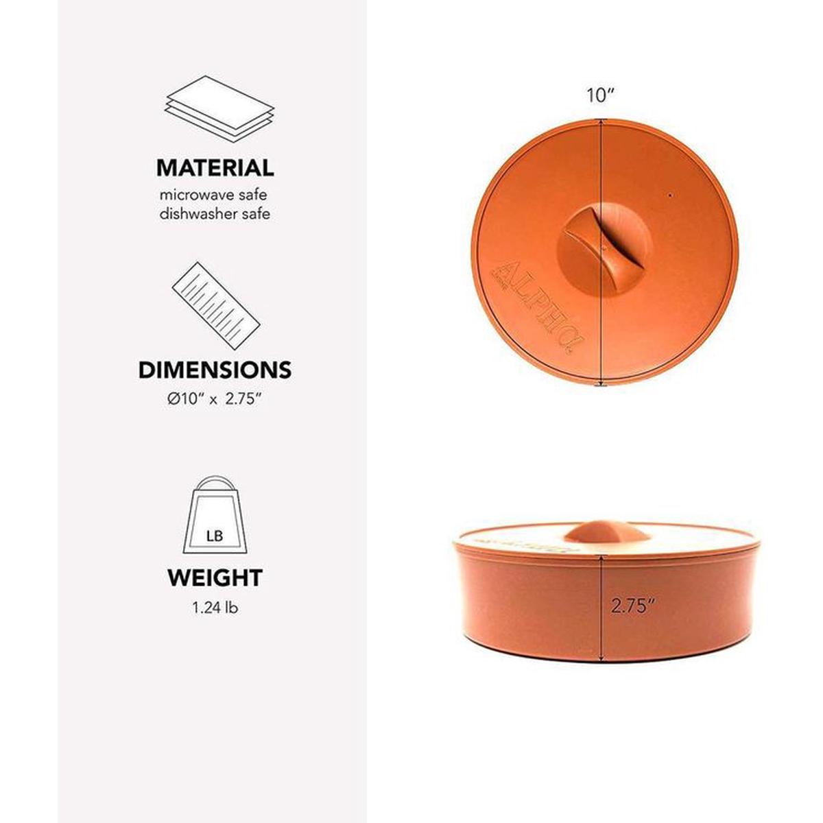 10 in. Tortilla Warmer Microwaveable and Tight Insulated