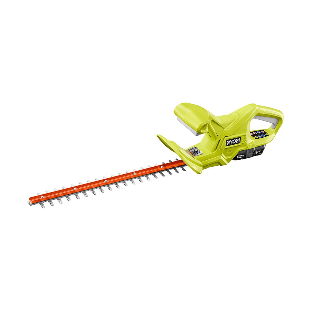 RYOBI ONE+ 18V Lithium+ 18 in. Cordless Hedge Trimmer Kit (1.5 Ah Battery & Charger)