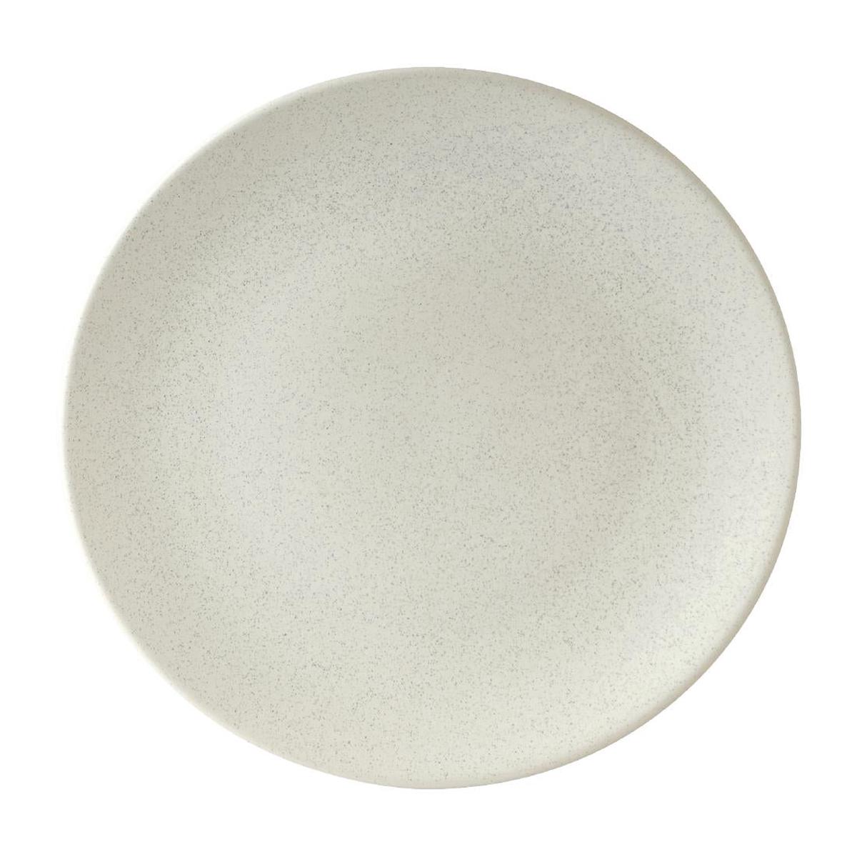 Zuma Matt White Round Coupe Plates 230mm (6 Pack) (Pack of 6) PAS-FK830