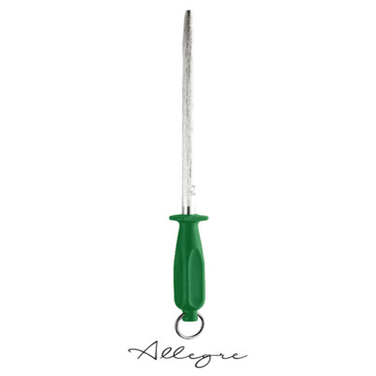 12 in. Sharpening Steel, Green Handle, Professional Grade