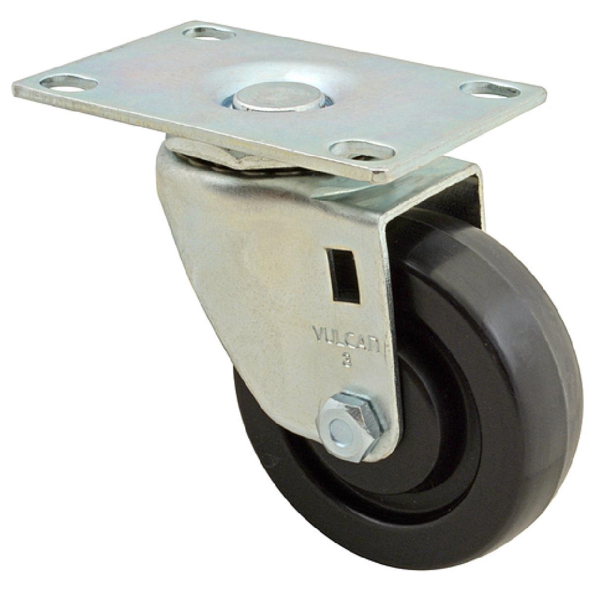 Rubbermaid RBMD2650L1 3 Inch Wheel Diameter Caster Swivel Mount with Screws