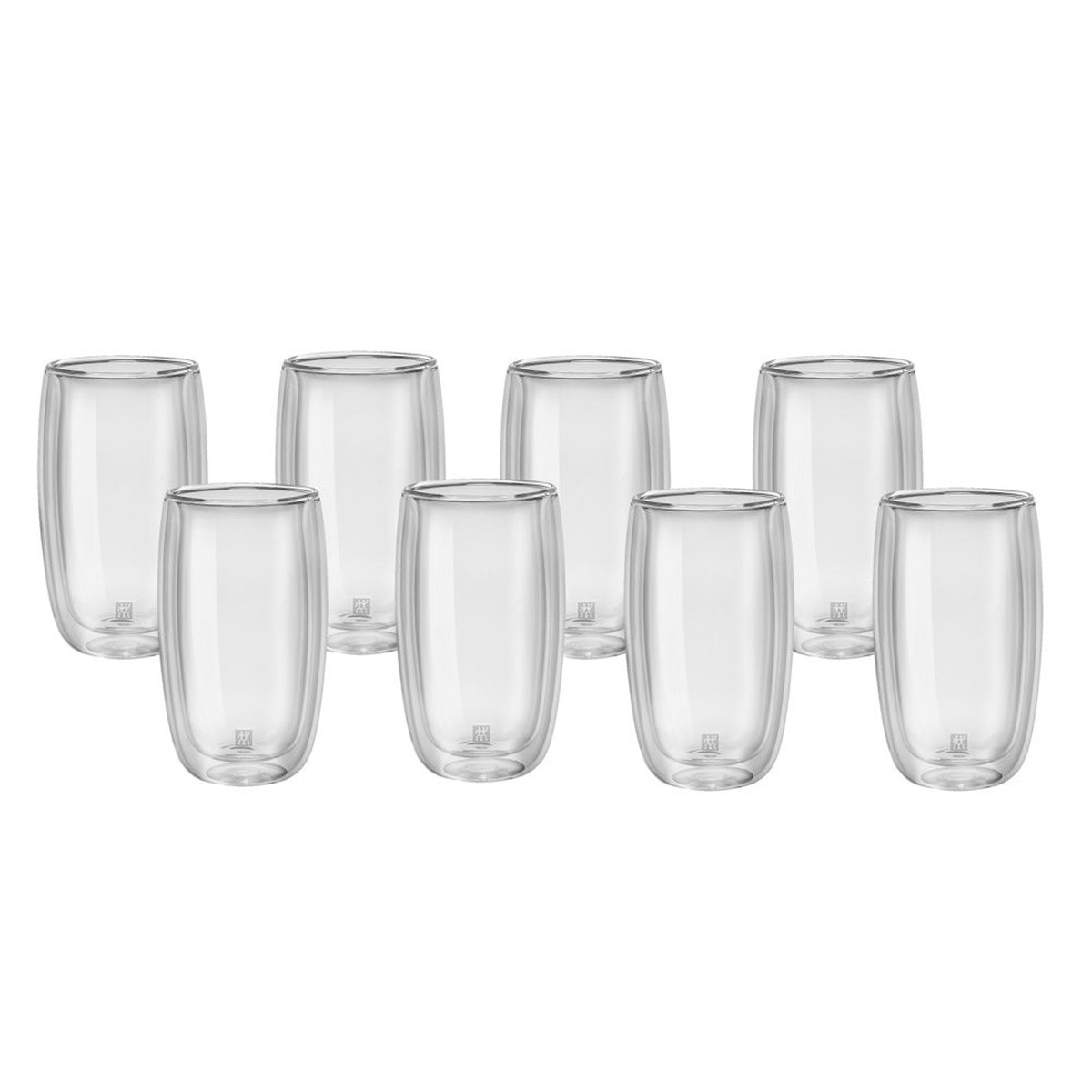 Zwilling 12 Oz. Sorrento Double Wall Latte Glass 8-Piece Set - 39500-121