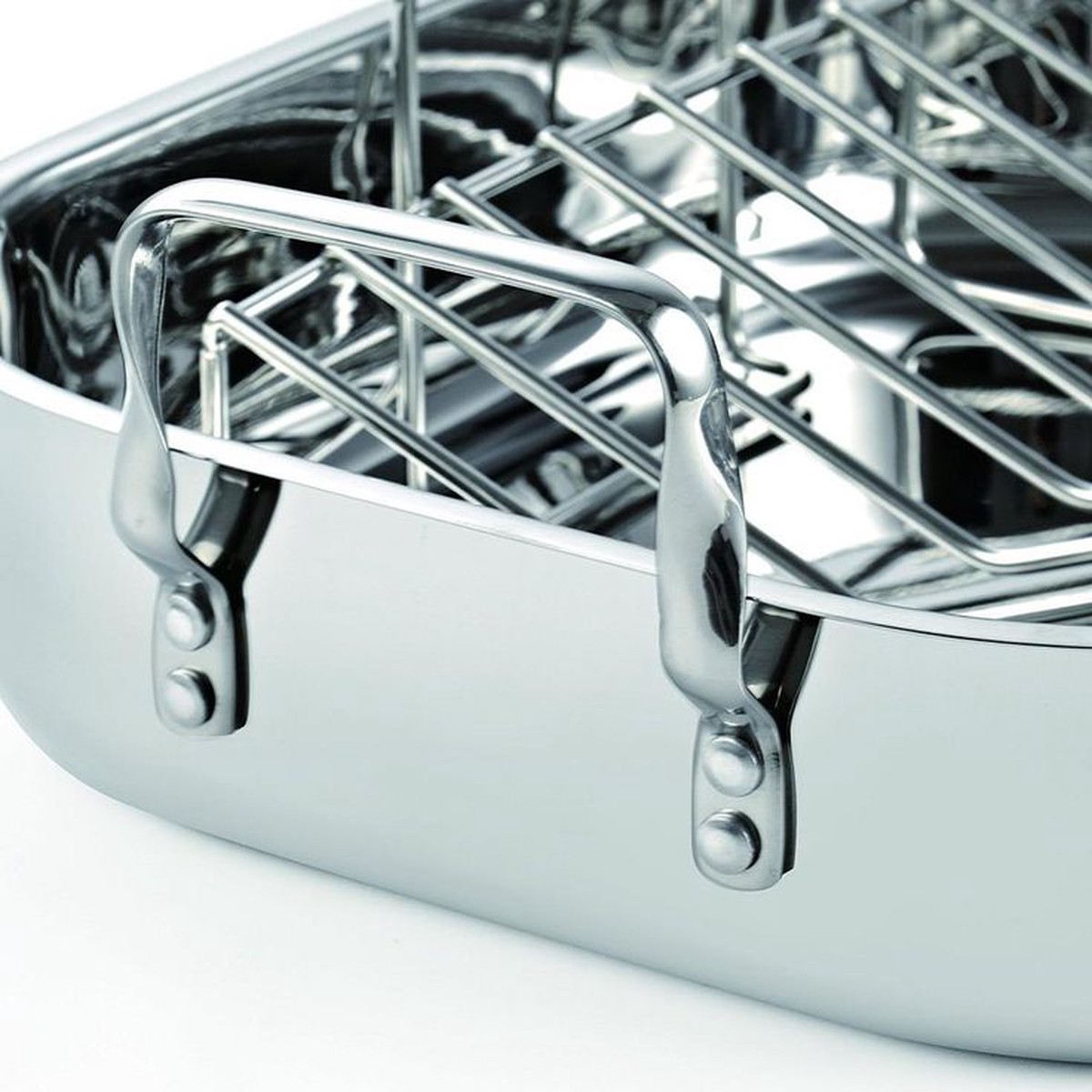 12 Qt. Stainless Steel Roaster Roasting Pan with Rack